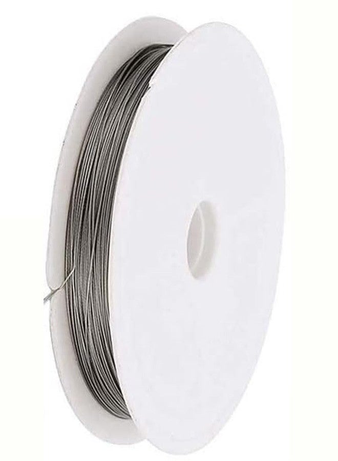 DIY Crafts Pack Of 1 Roll, Silver, TigerTail Rolls 0.38 mm Diameter 148-164 ft Tiger Tail Beading Wires Bright Bead Stringing Wires Stainless St(Pack Of 1 Roll, Silver) - Image 3